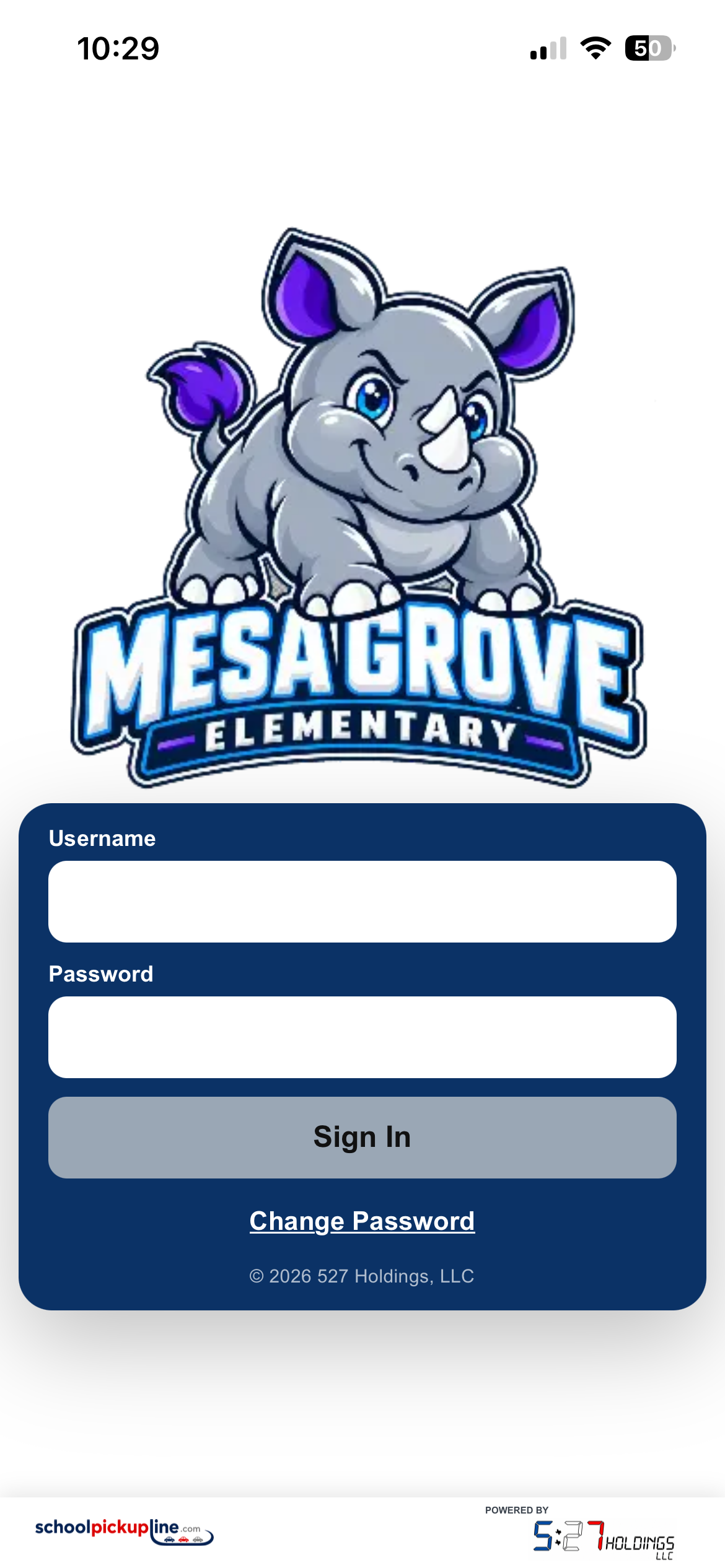 SchoolPickupLine mobile pickup display